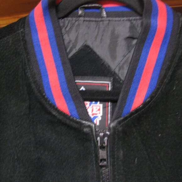NY NEW YORK GIANTS VARSITY EMBROIDERED GAME DAY WINTER JACKET SIZE XXL GREAT CND - Picture 3 of 10
